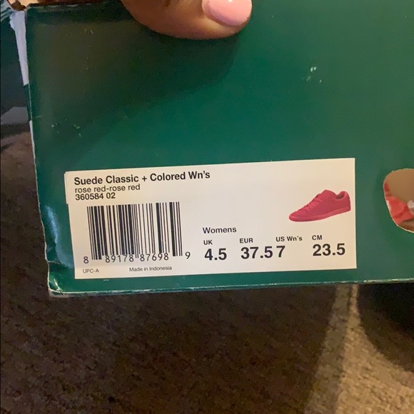 Pink Suede Puma Classic - Picture 2 of 2